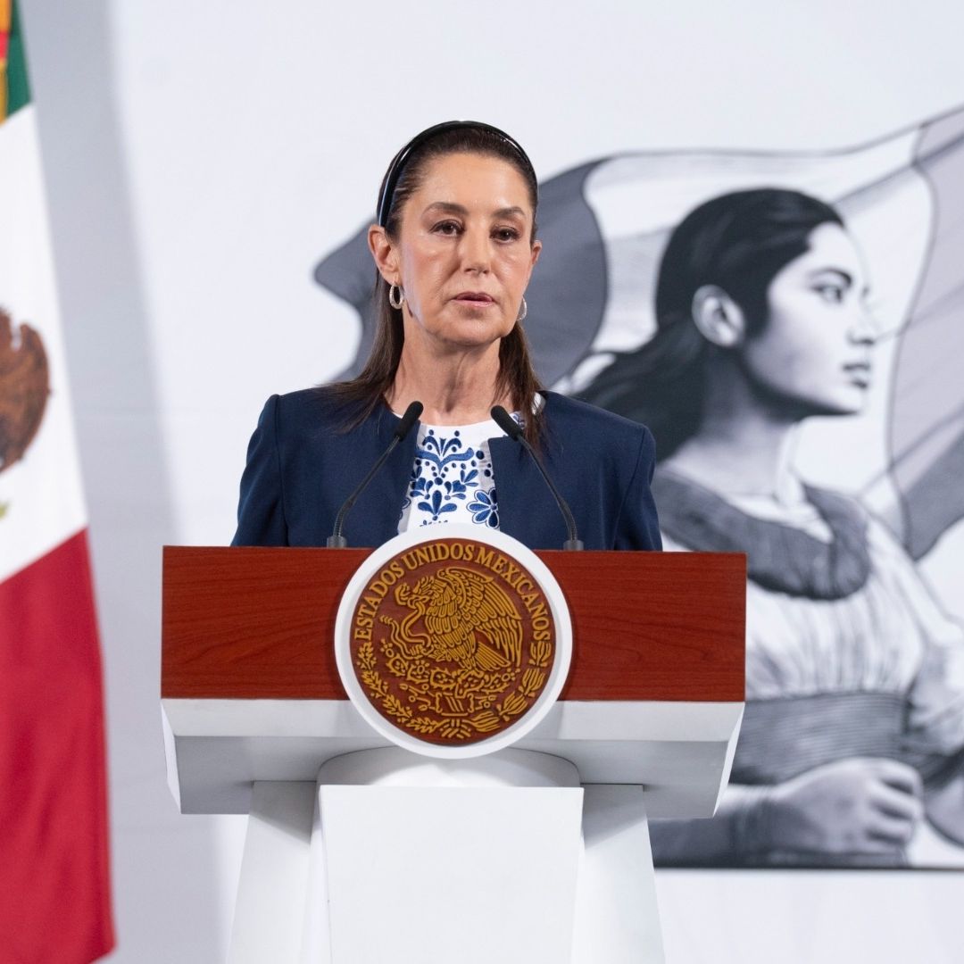 Claudia Sheinbaum en conferencia de prensa