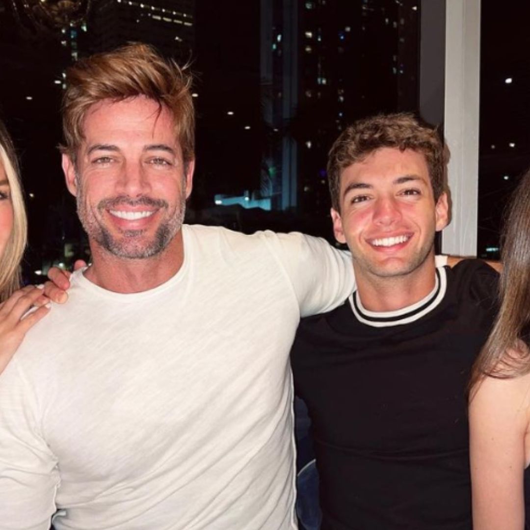 William Levy y Elizabeth Gutiérrez con sus hijos