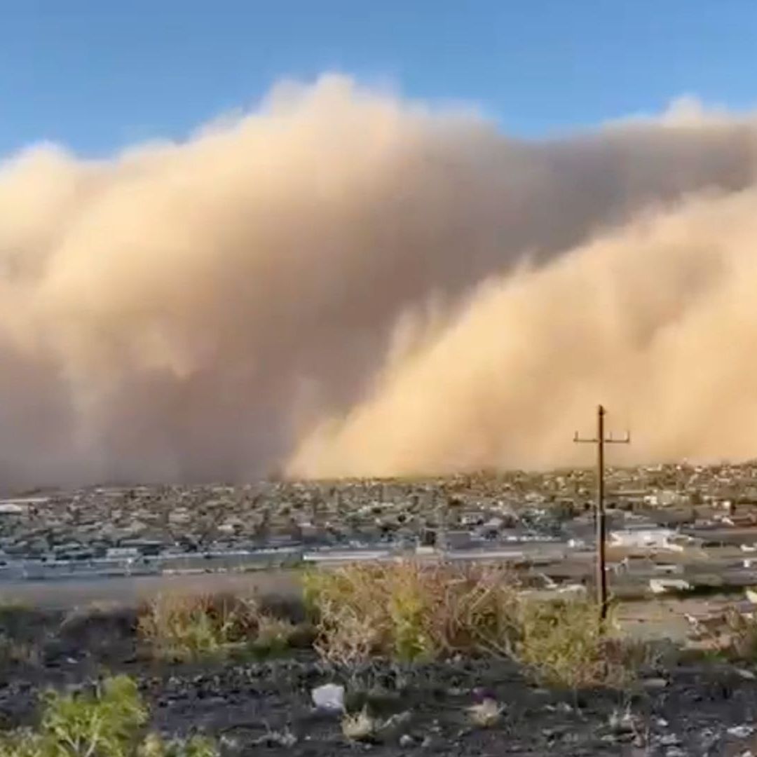 Tormenta de Arena tipo Haboob Cubrió Chihuahua