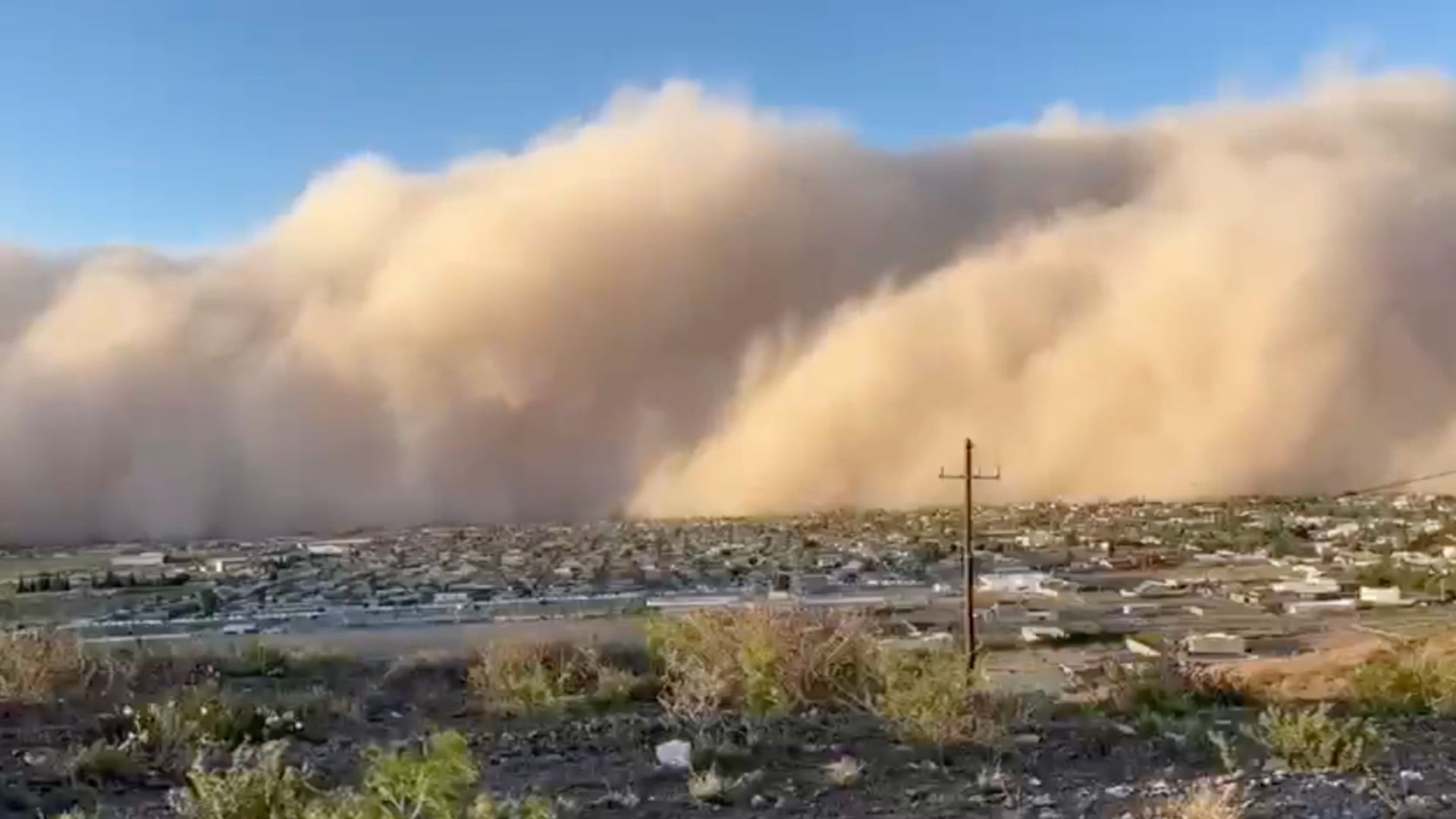 Tormenta de Arena tipo Haboob Cubrió Chihuahua