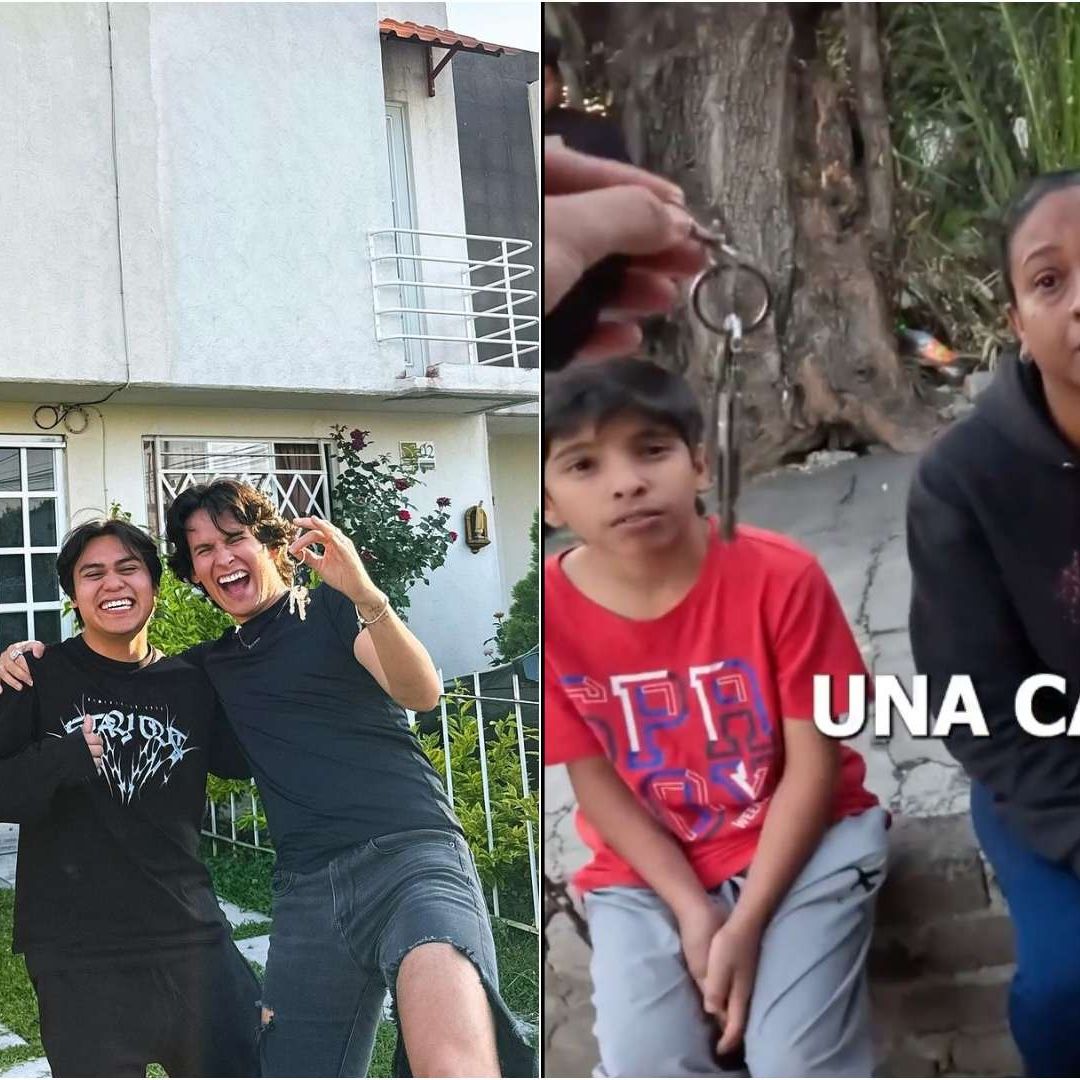 Influencer Alexis Omman regala casa a familia de migrantes