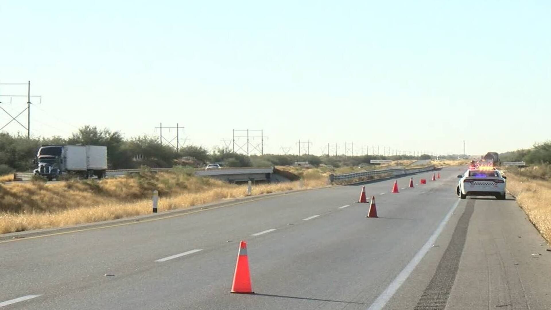 Muere Mujer de 60 Años Atropellada por Tráiler en Carretera Hermosillo - Nogales