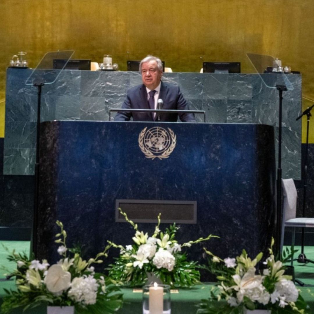 El secretario general de la ONU, António Guterres