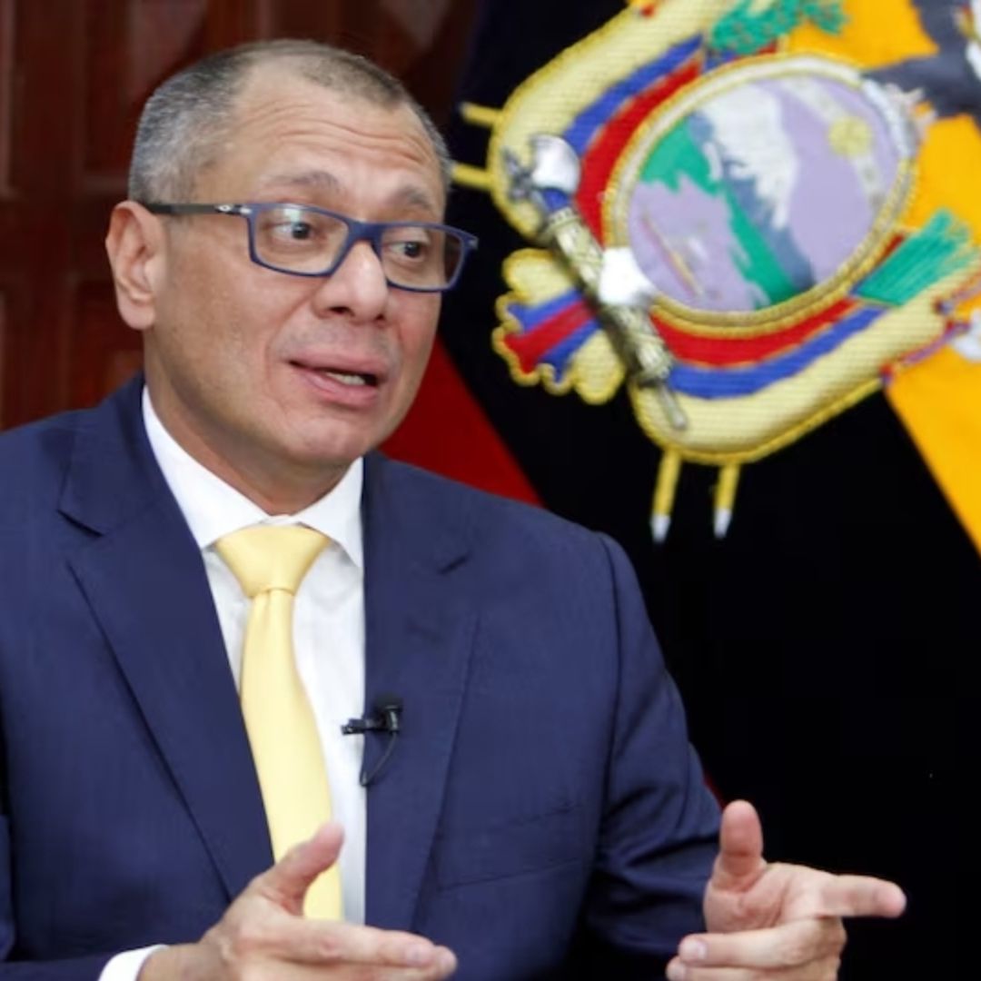 El exvicepresidente de Ecuador, Jorge Glas, antes de su arresto