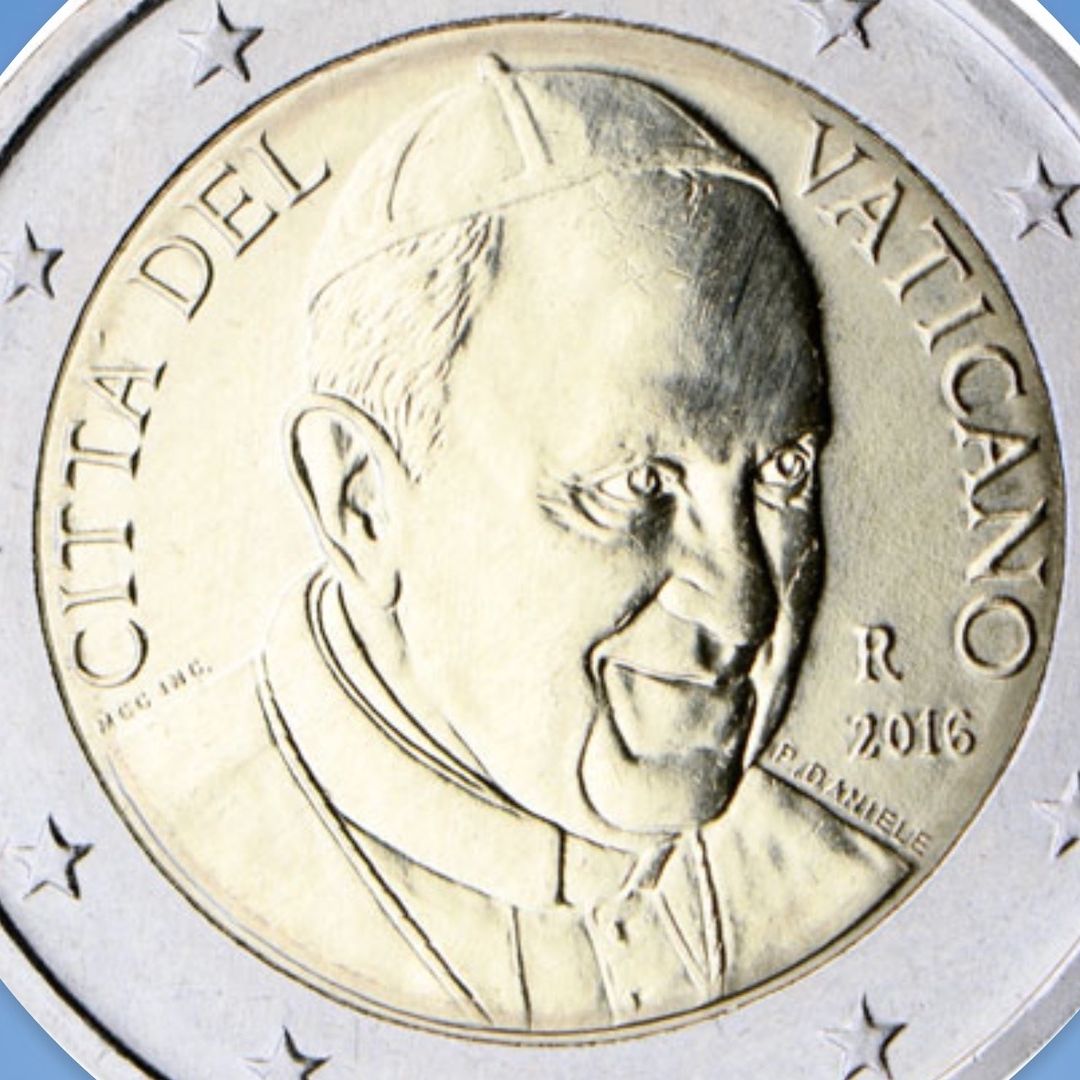 Moneda de dos euros del papa Francisco emitida por El Vaticano aumenta su valor