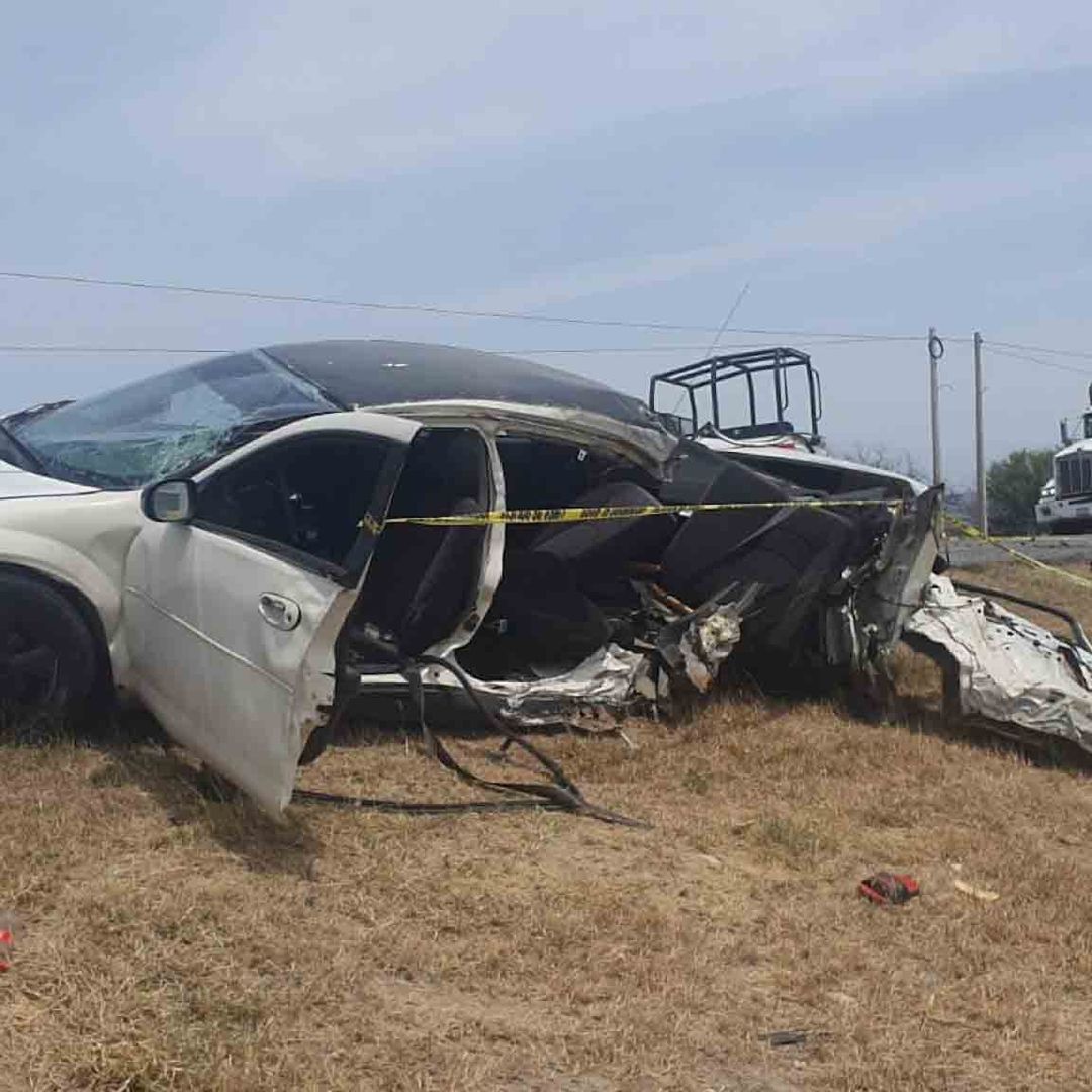 Mortal Choque Deja Personas Sin Vida en Carretera Victoria-Zaragoza