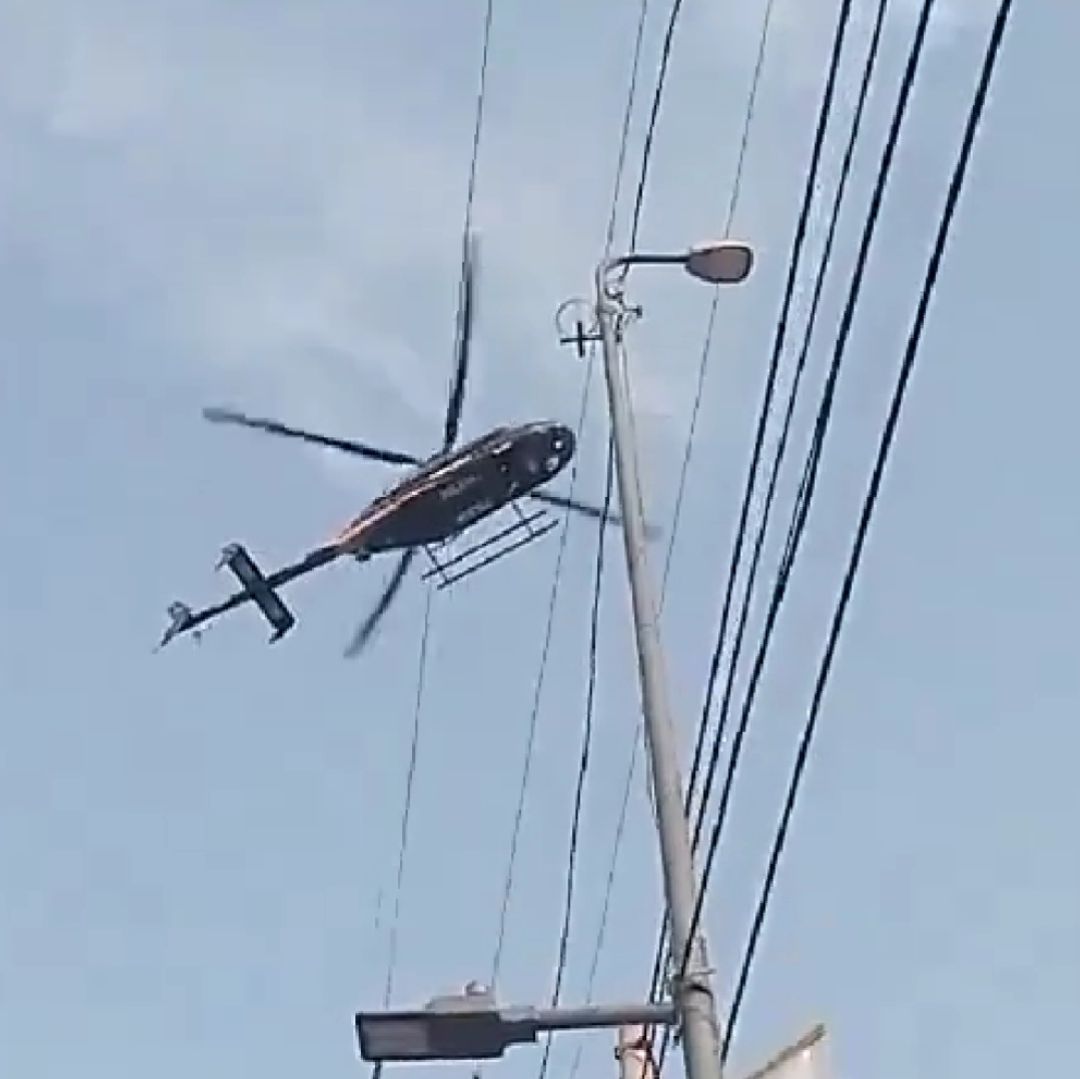 Video | Así Volaba el Helicóptero Sobre Av. del Imán Previo a su Desplome en Coyoacán, CDMX