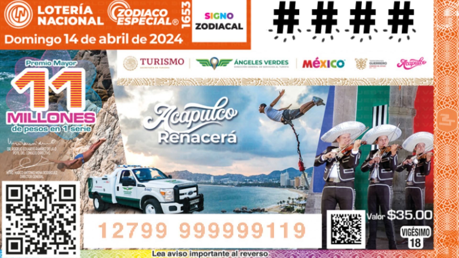 Resultados Lotería Nacional 14 de Abril 2024: Premios del Sorteo Zodiaco Especial 1653 Hoy