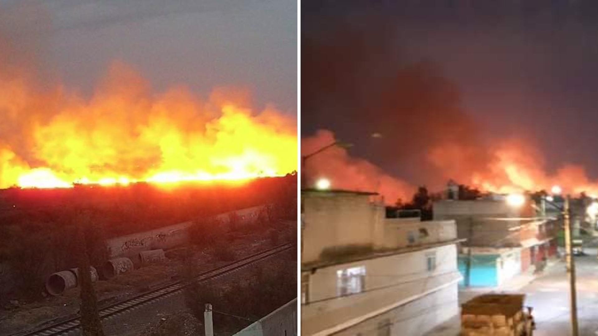 Alerta en Neza: Se Registra Fuerte Incendio con Llamas de Hasta 2 Metros