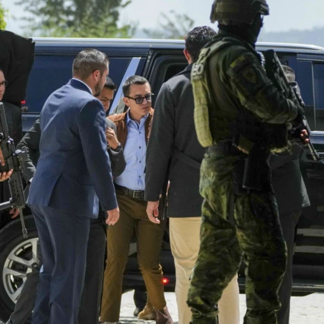 El presidente de Ecuador, Daniel Noboa