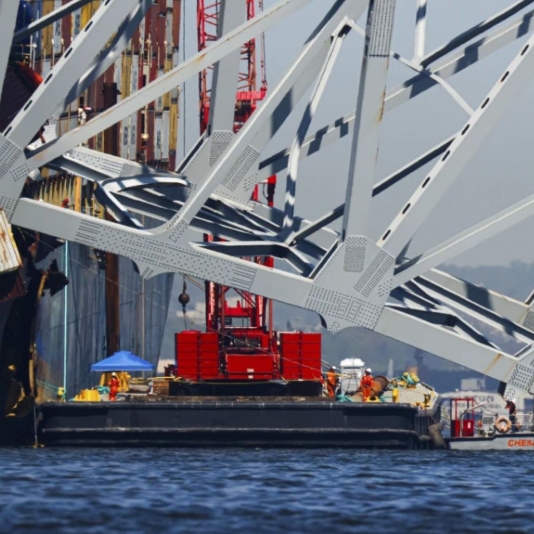 Autoridades buscan fincar cargos penales tras desplome en el puente de Baltimore