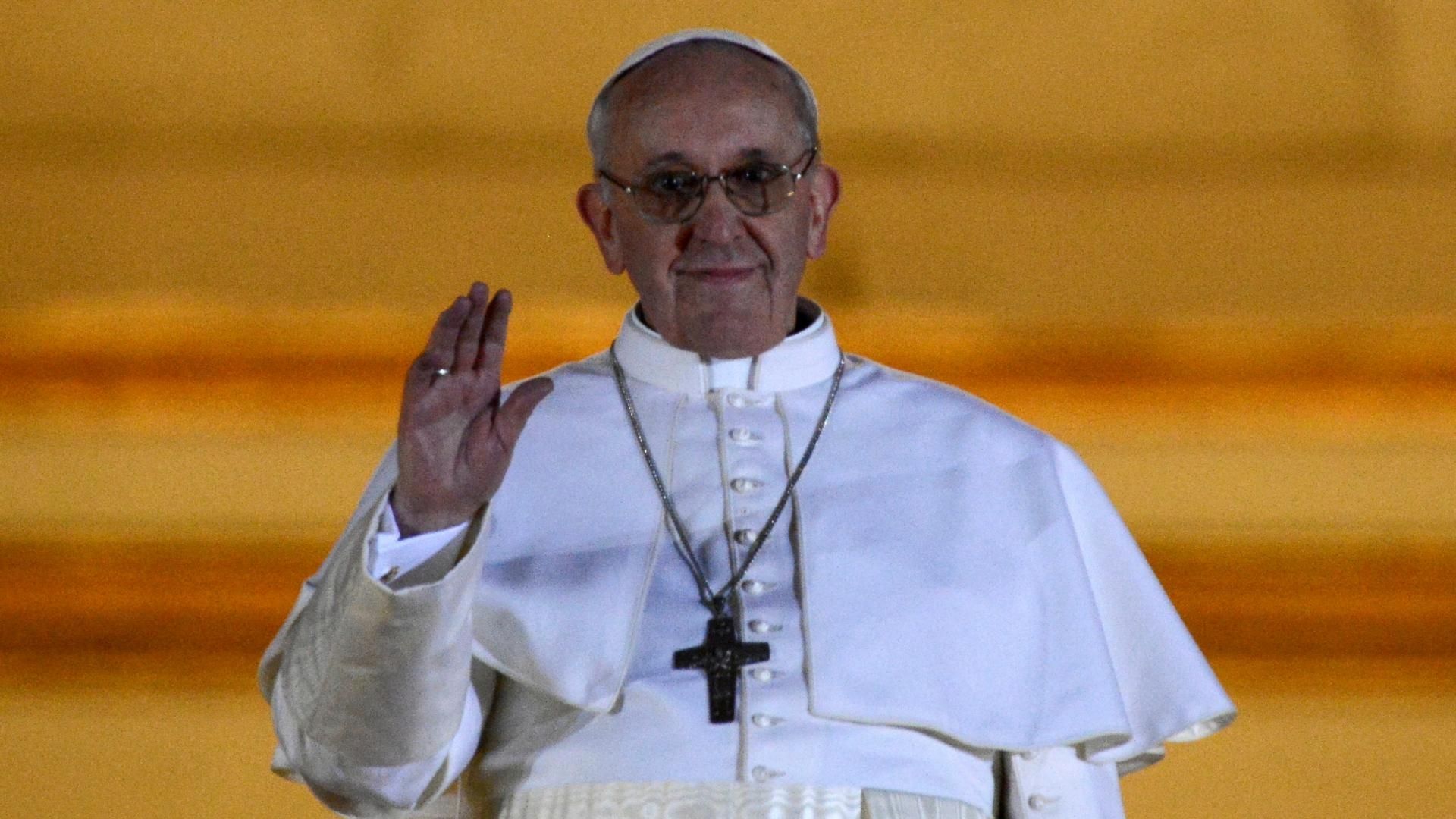 Jorge Mario Bergoglio en marzo de 2013