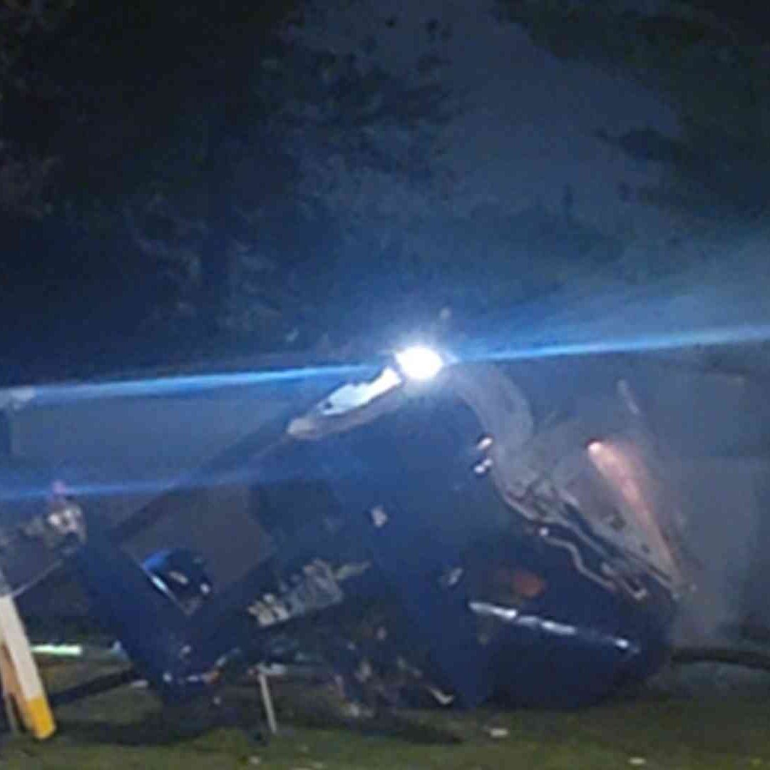 Accidente de helicóptero médico