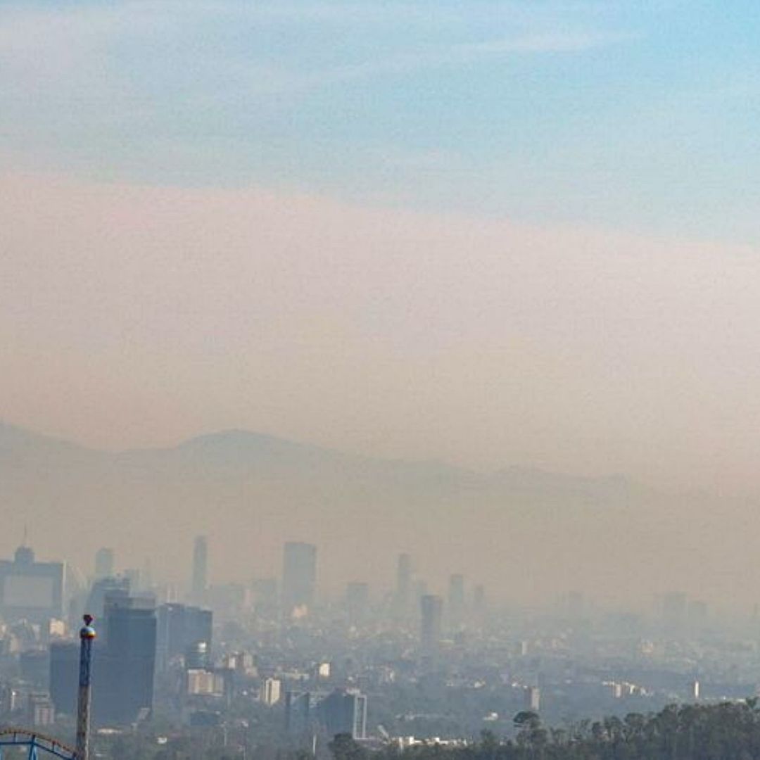 Altas concentraciones de contaminantes en CDMX en abril