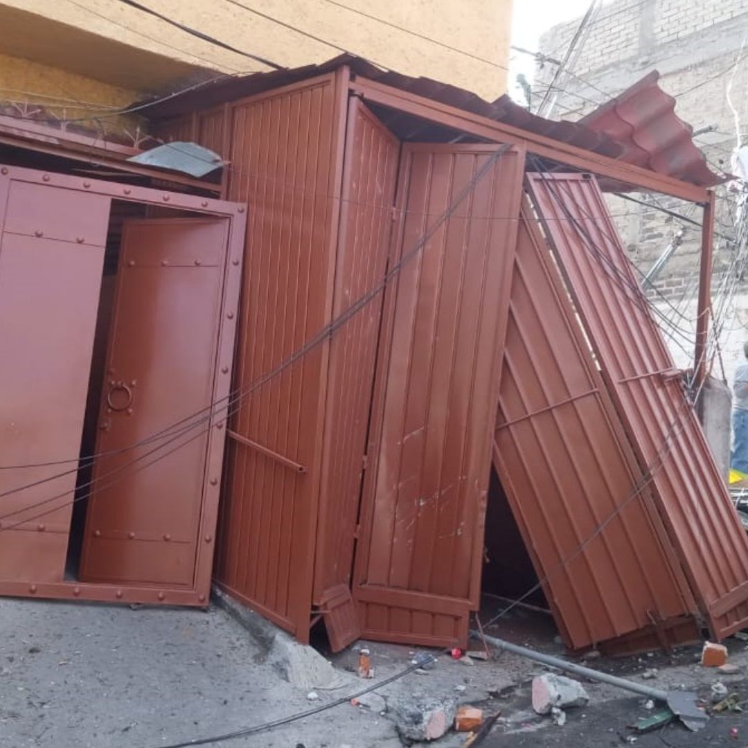 Una mujer de la tercera edad sufrió quemaduras de segundo grado tras una explosión por acumulación de gas en Tlalpan
