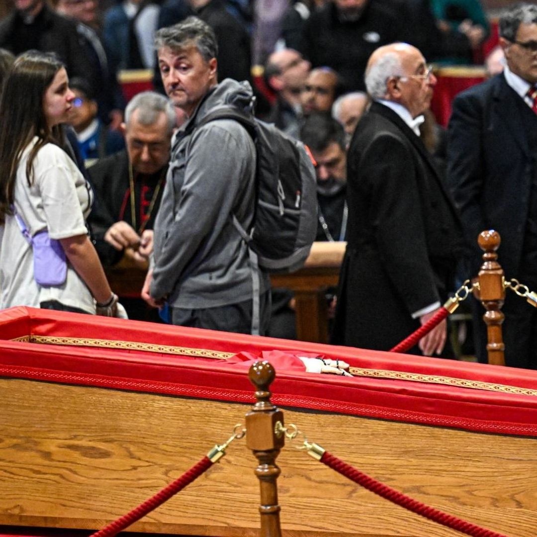 Creyentes se despiden del papa Francisco