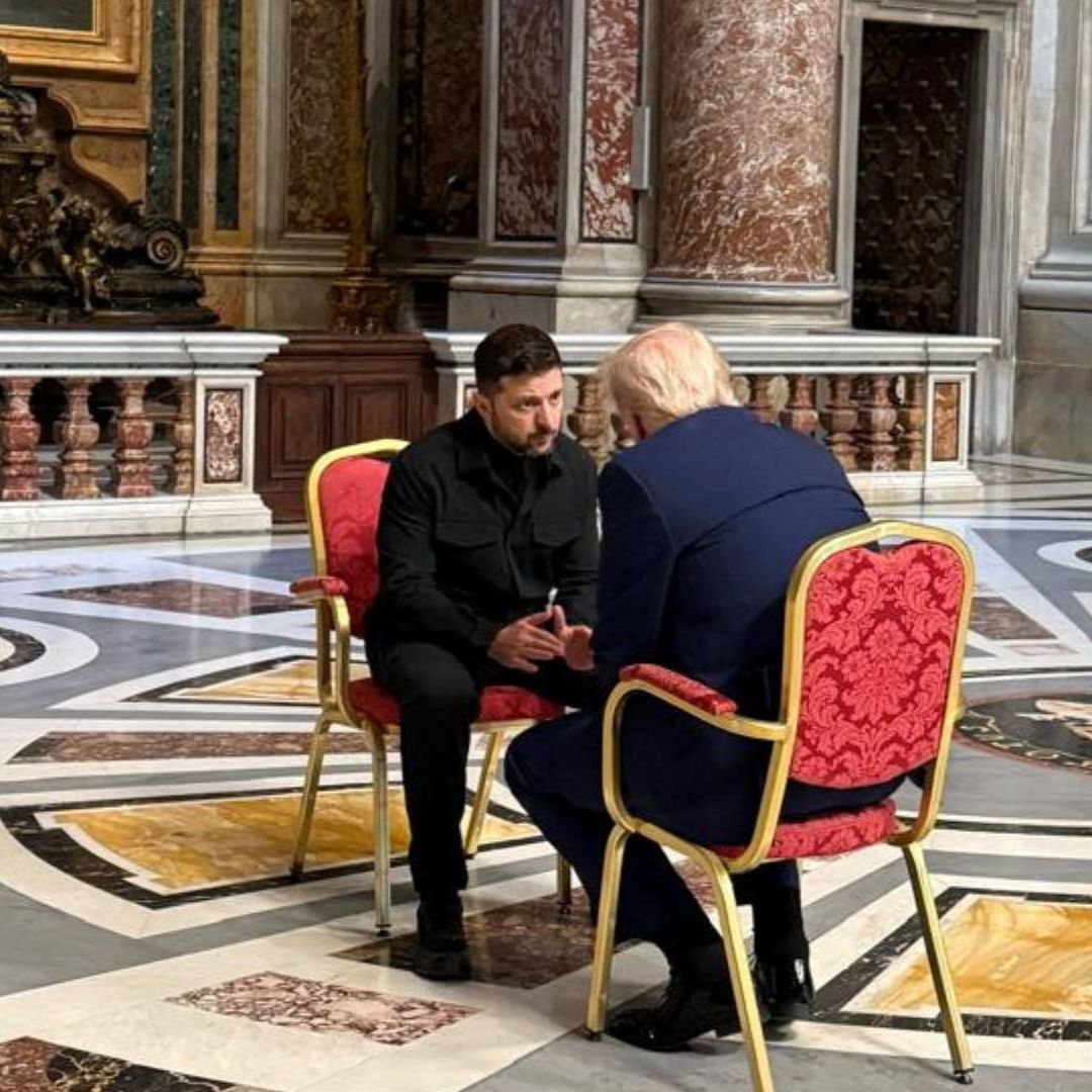 Trump y Zelenski se Reúnen en Roma antes del Funeral del Papa Francisco