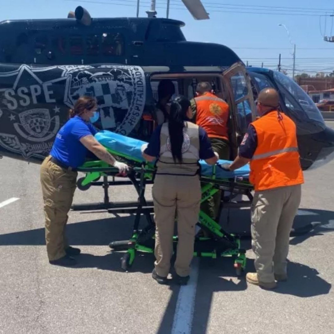 Realizan Rescate Aéreo de Joven Extraviado en Aldama, Chihuahua