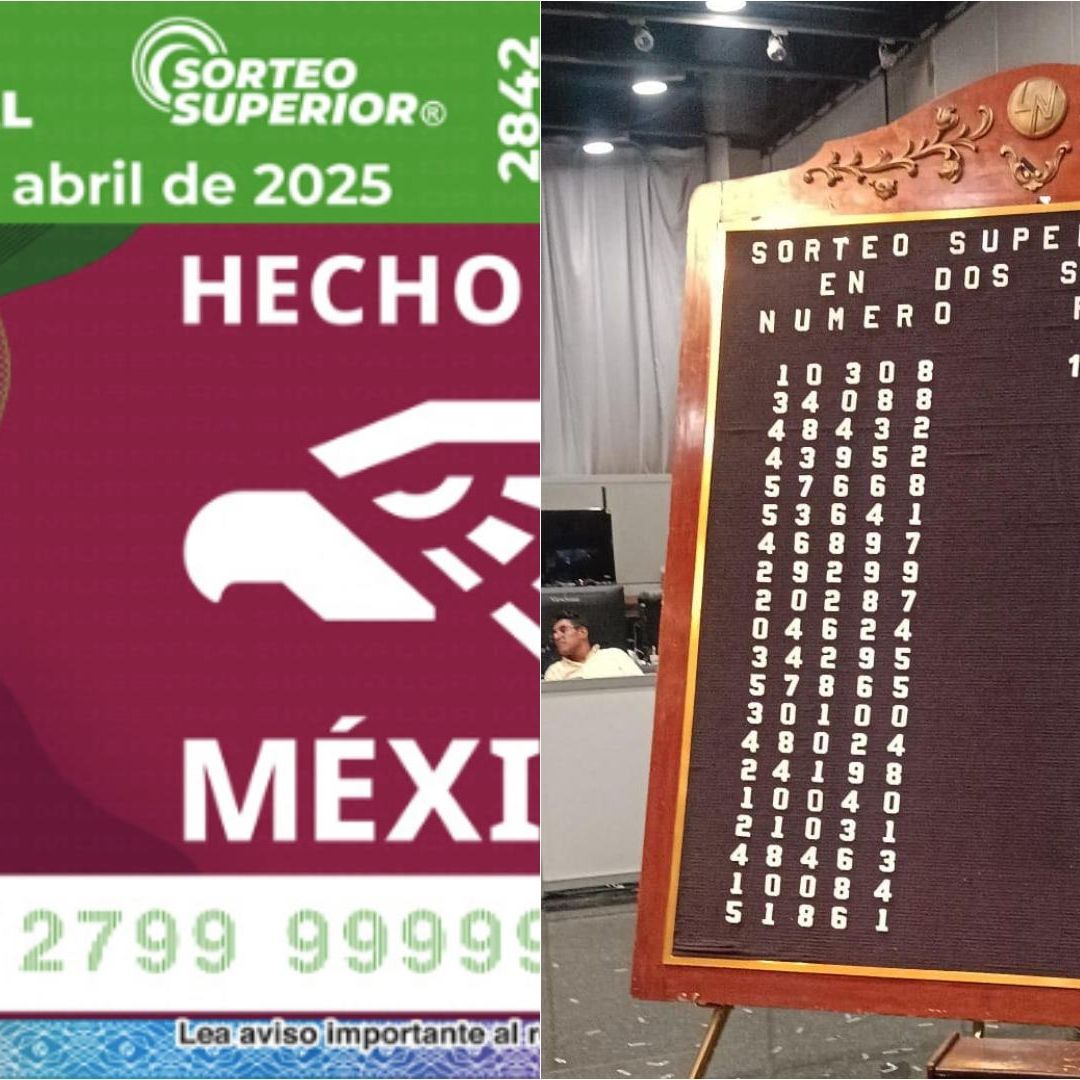 Dónde cayó el Sorteo Superior 2842