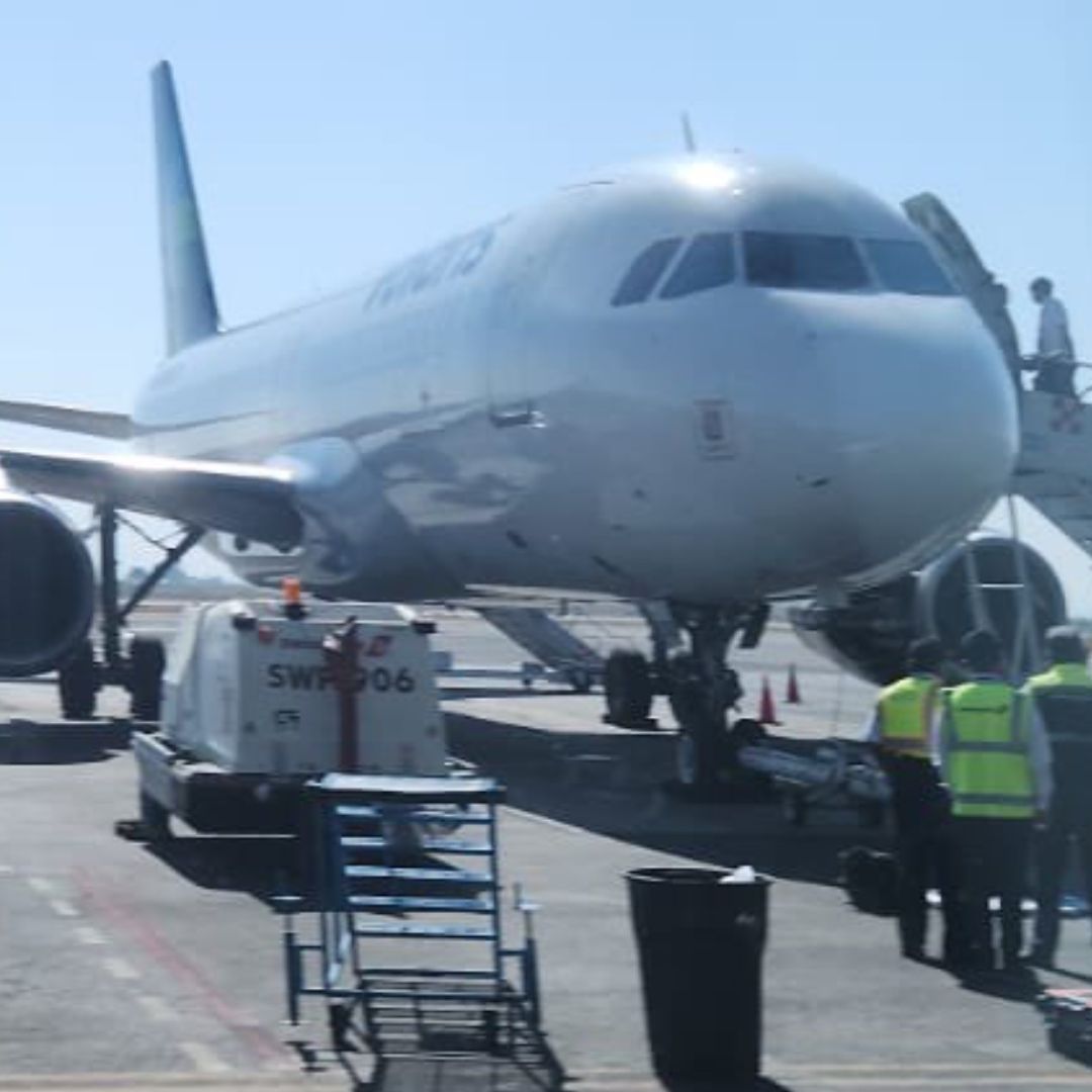 Detienen a tres hombres que pretendían viajar con drogas en el aeropuerto de Puebla.