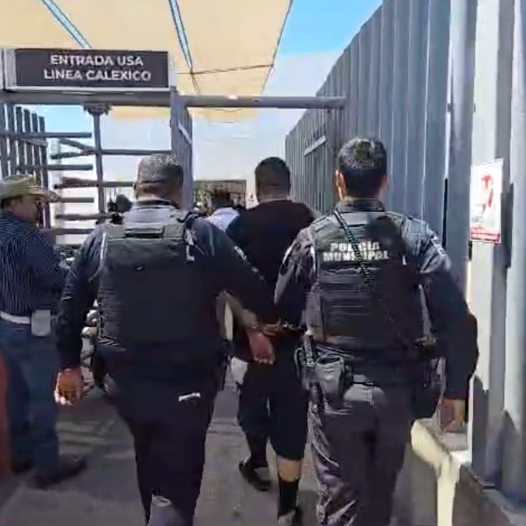 Capturan en Mexicali a Sujeto Peligroso Buscado en Estados Unidos