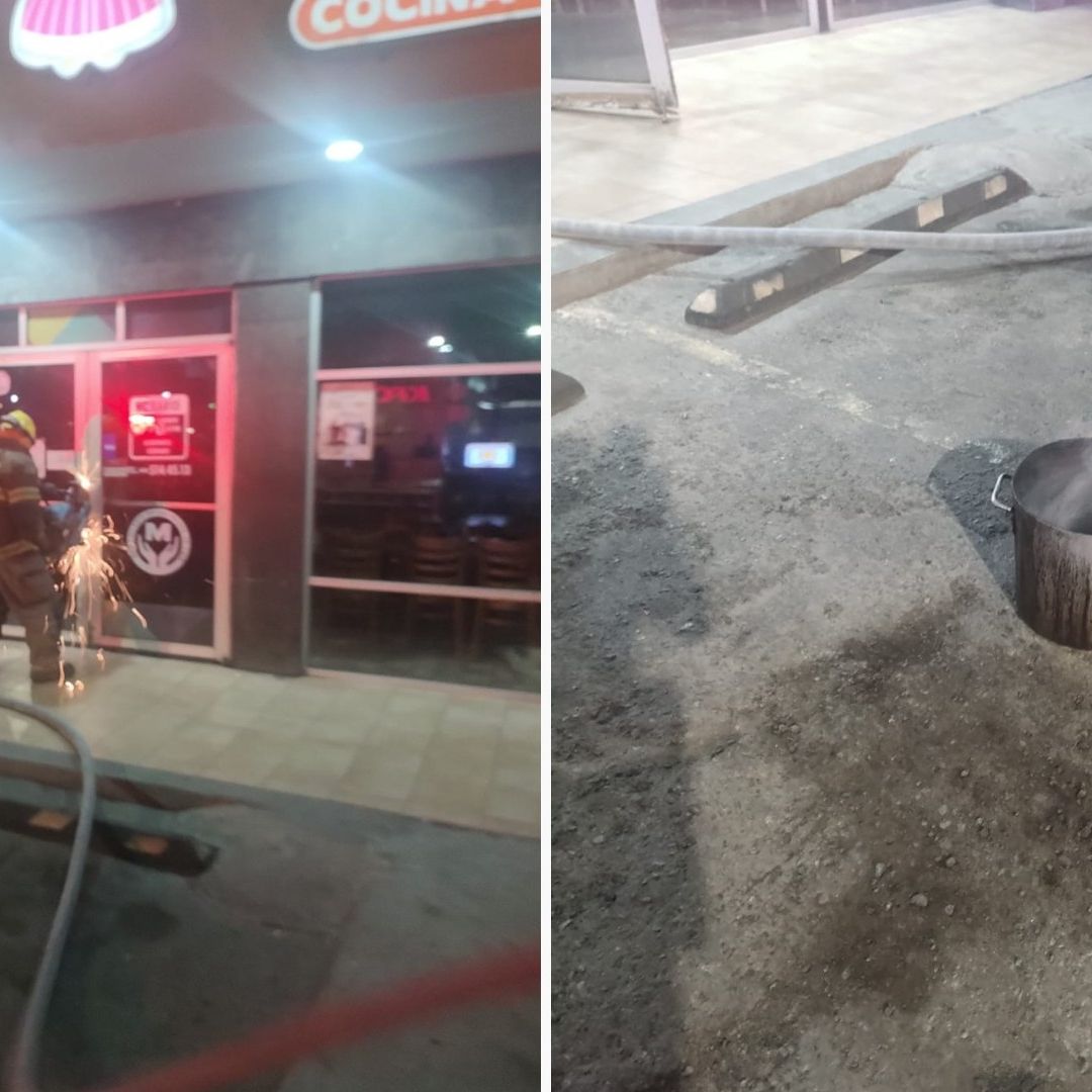 Olvidan Apagar Estufa y se Incendia Restaurante en Mexicali