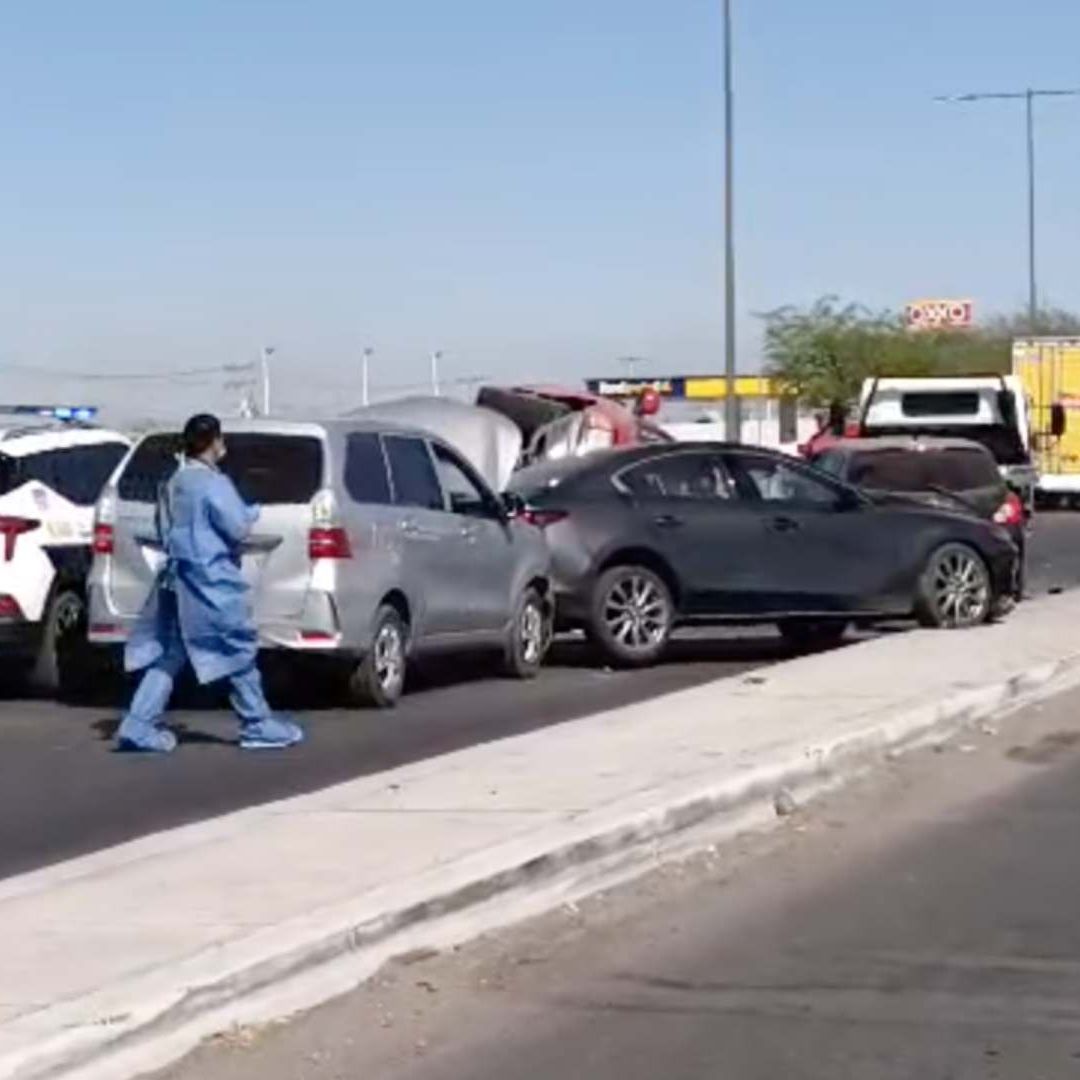 Hombre Pierde Control de Vehículo y Muere al Provocar Choque Entre 4 Vehículos en Hermosillo