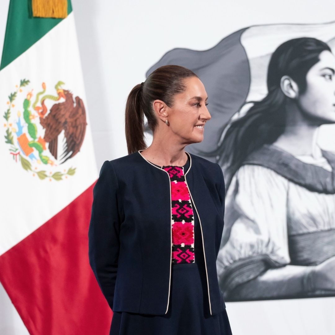 Claudia Sheinbaum en Palacio Nacional