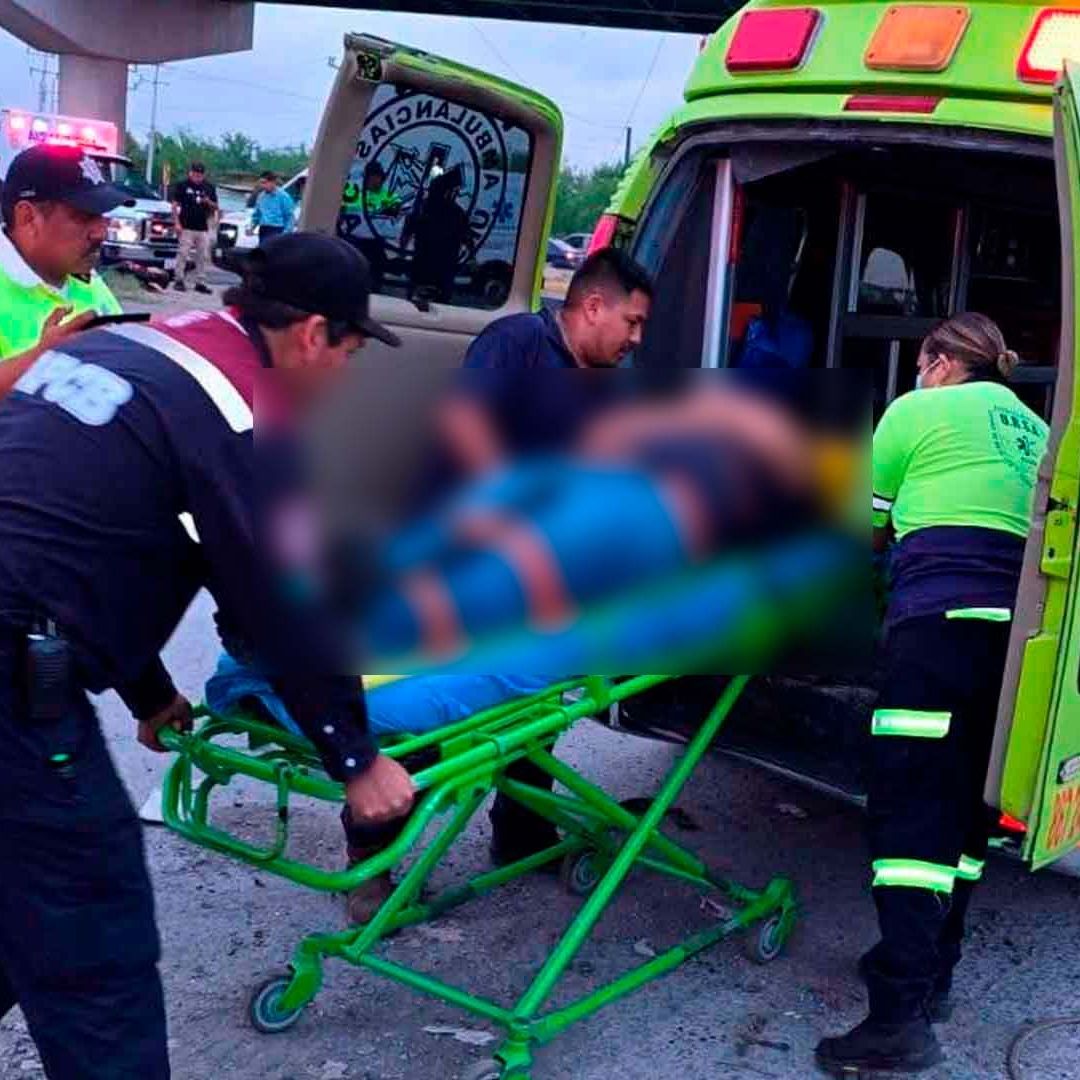 Choque en Nuevo Laredo Deja 11 Lesionados; el Camión Circulaba en Sentido Contrario