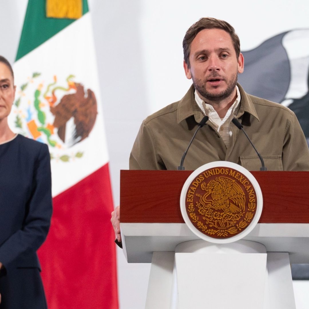Claudia Sheinbaum y Alejandro Svarch