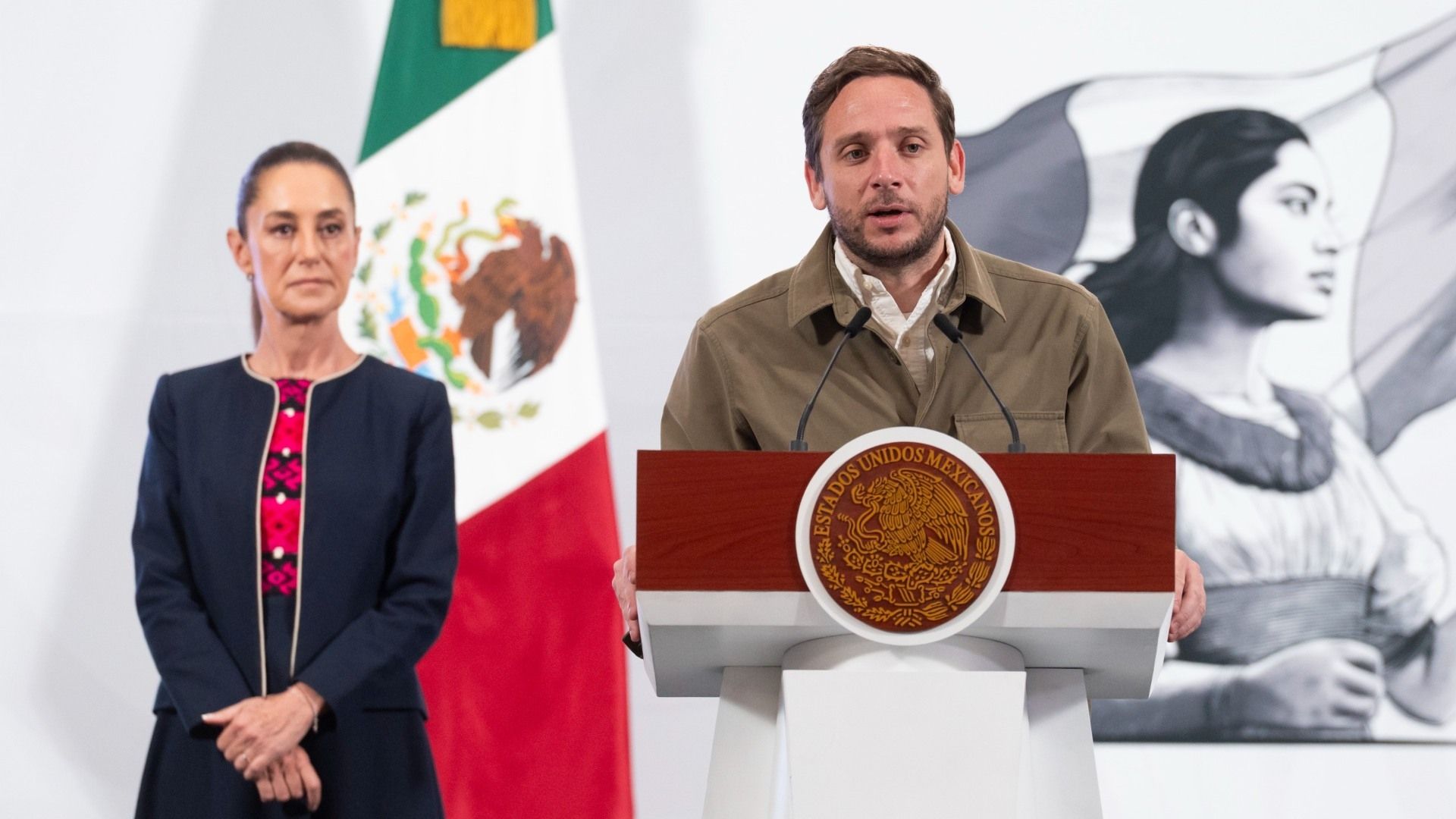 Claudia Sheinbaum y Alejandro Svarch
