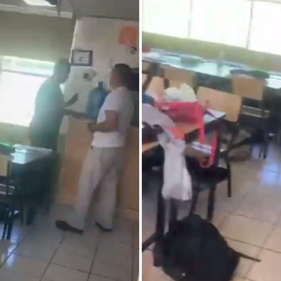 Video: Papá Entra a Salón de Clases y Golpea a Maestro en Chihuahua