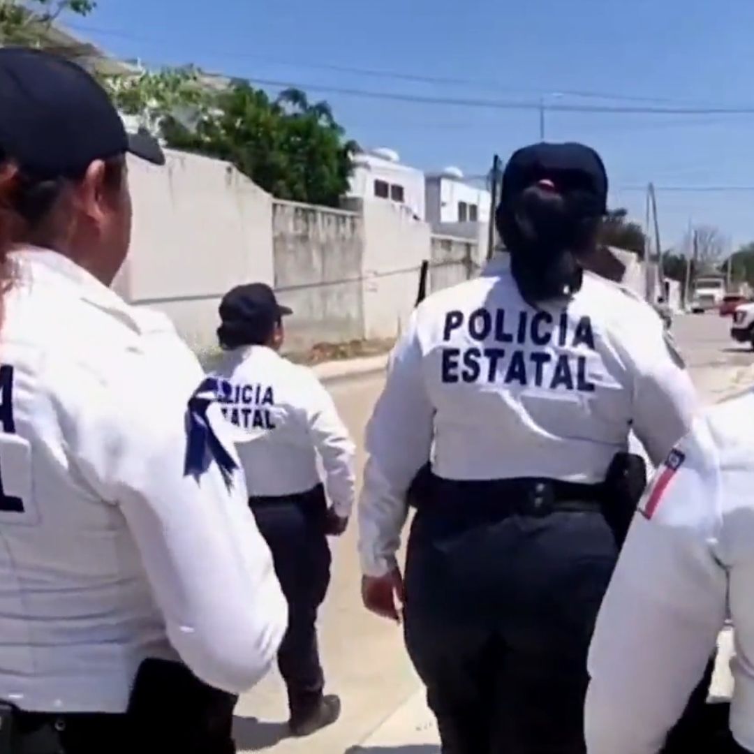 Por Falta de Gasolina y Vehículos, Policías de Campeche Patrullan a Pie