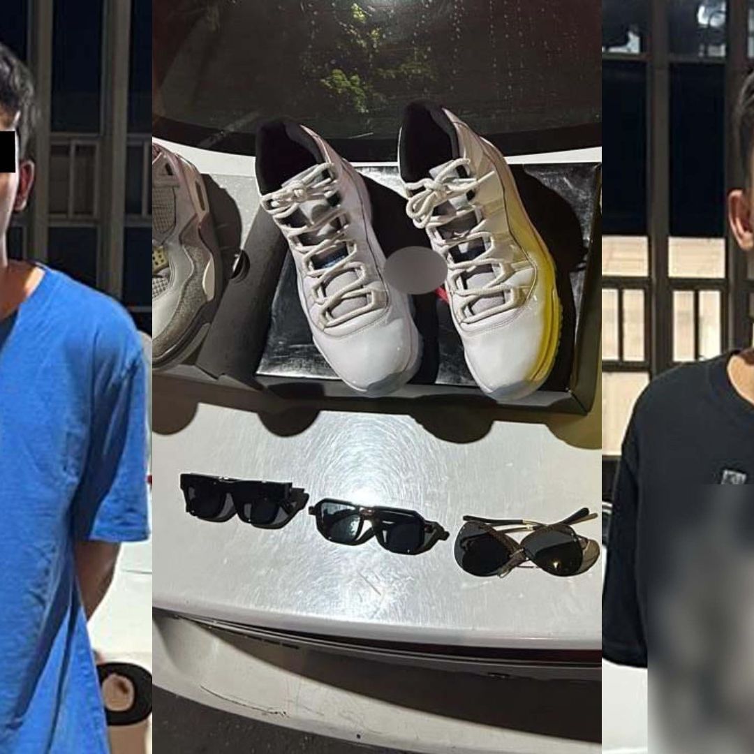Roban tenis y lentes de una tienda en la colonia Condesa en CDMX.