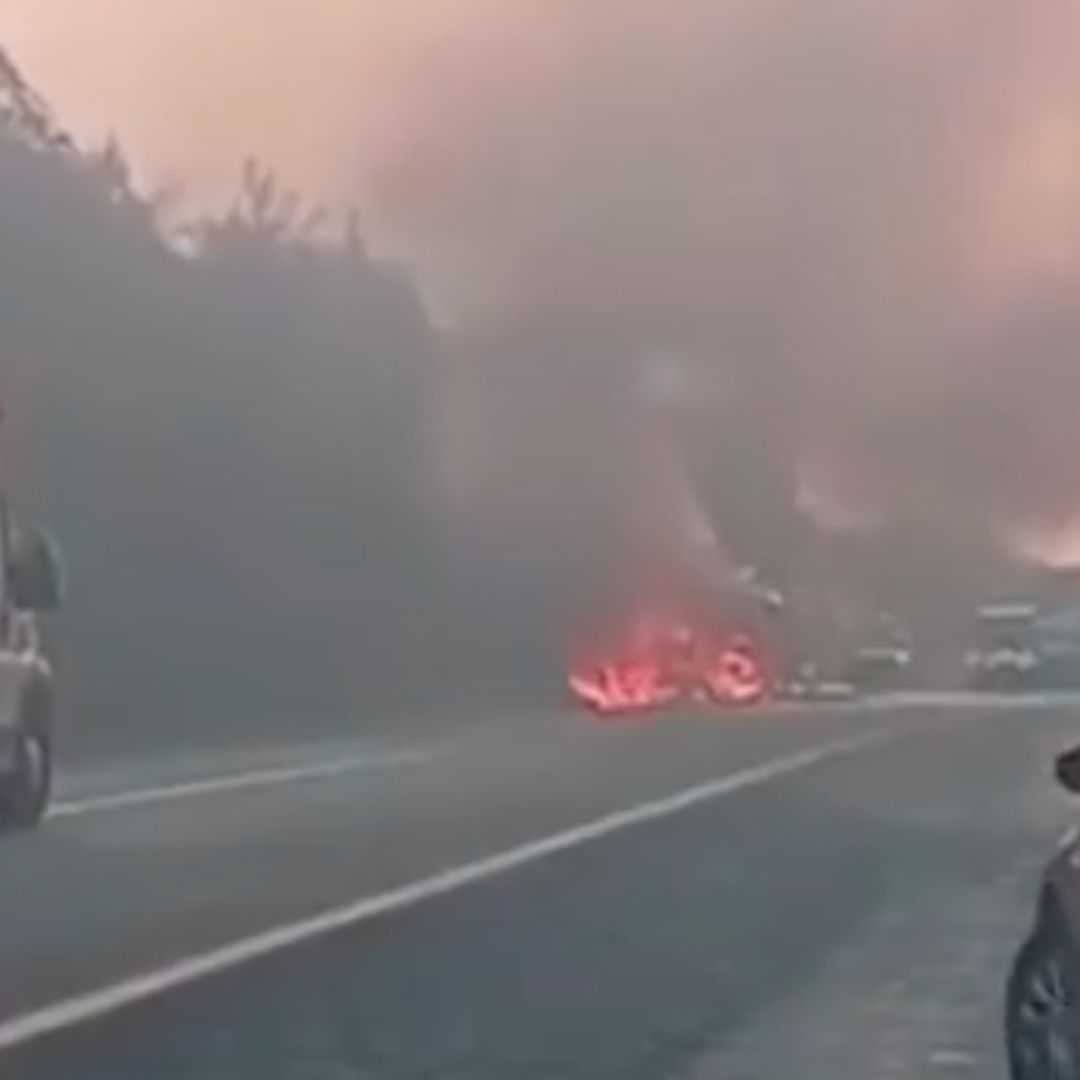 Dos Muertos Calcinados por Accidente en Autopista Siglo XXI en Atzitzihuacan, Puebla