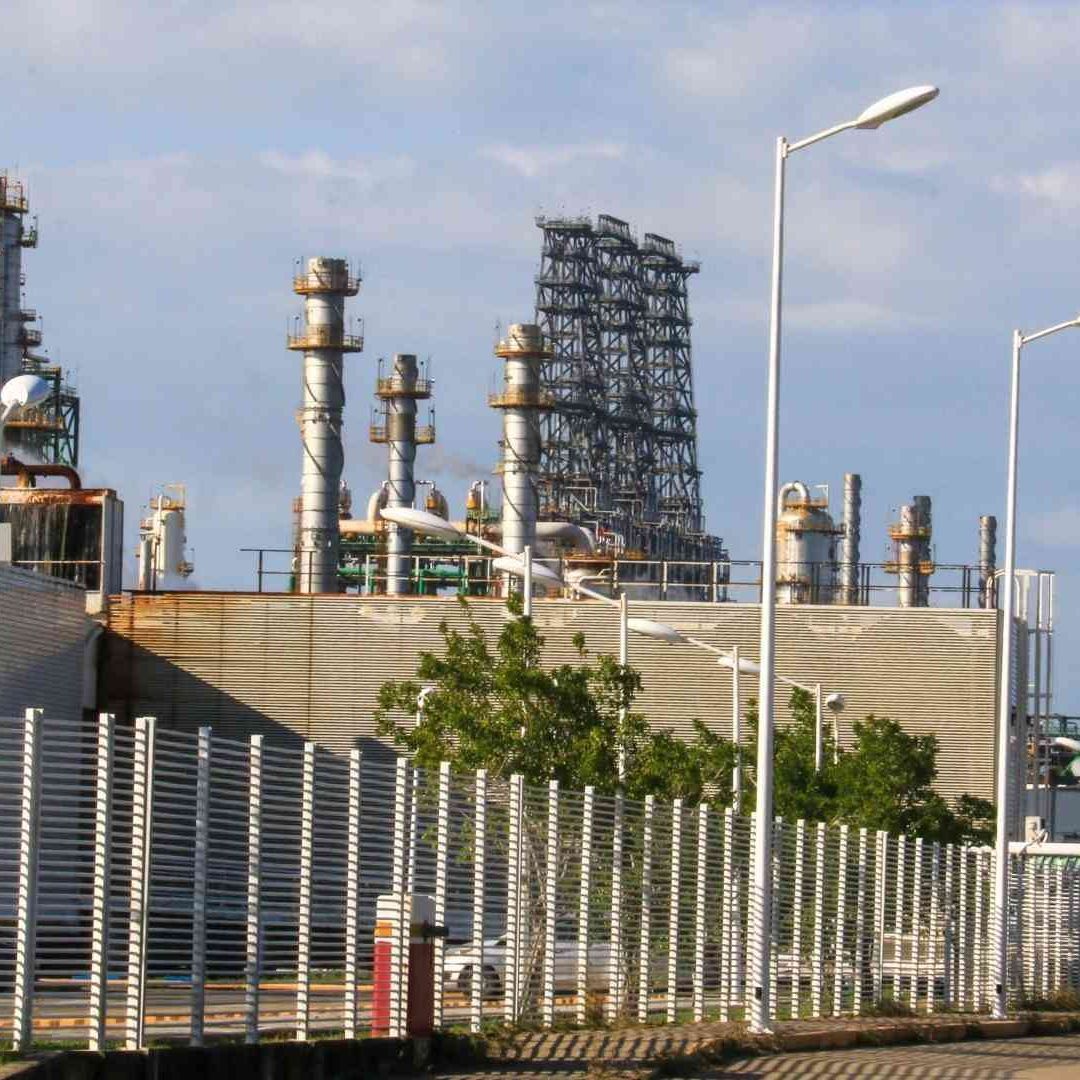 Refinería Olmeca en Dos Bocas, en el Municipio de Paraíso, Tabasco.