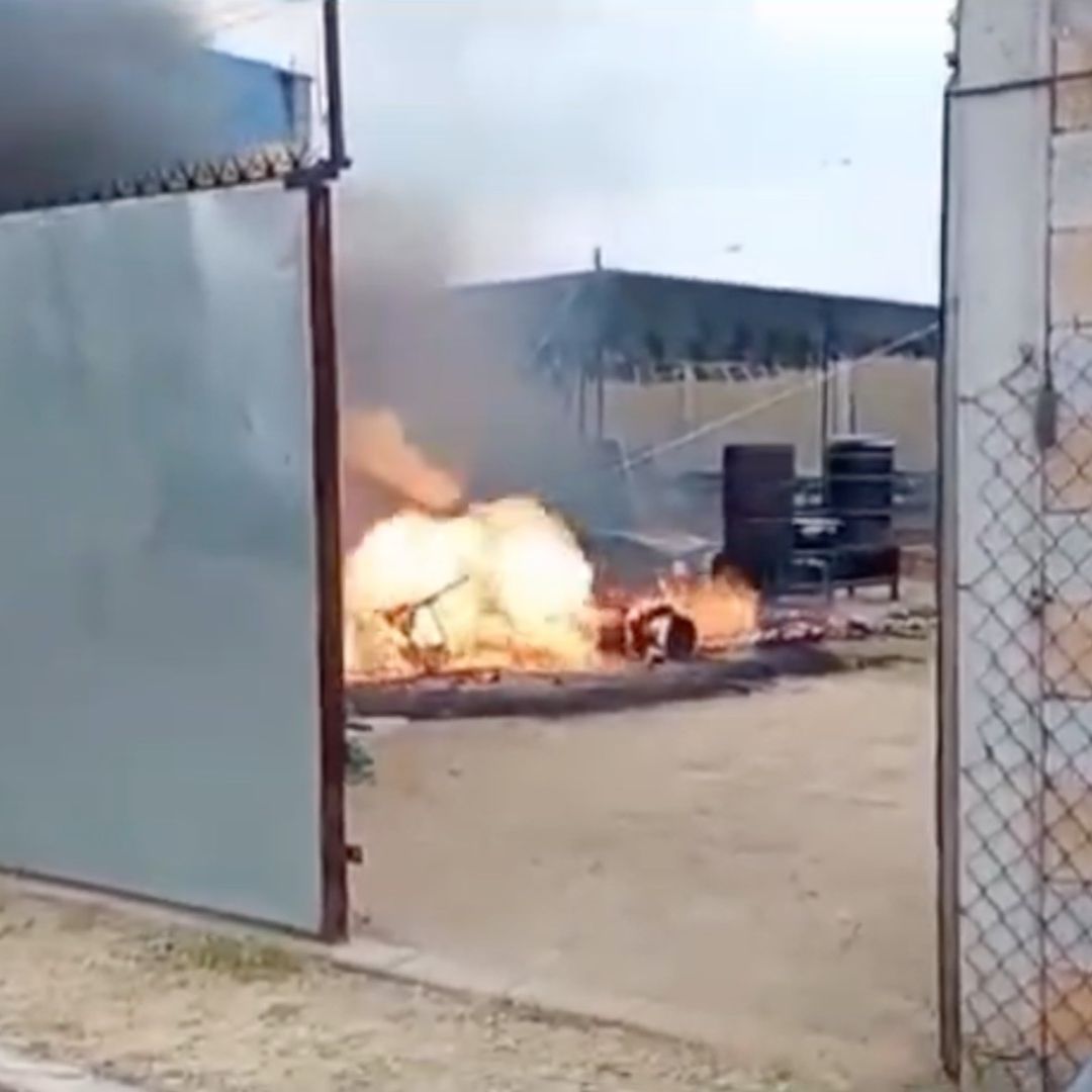 Explosión por fuga de gas durante un bautizo en Tlaxcala. Foto: Genaro Zepeda | N+