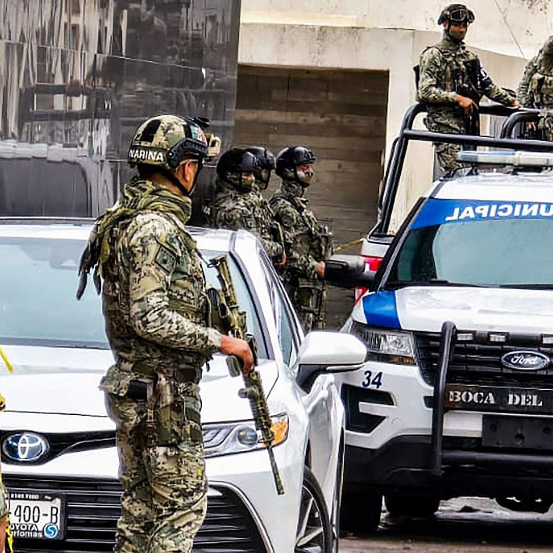 Operativo de fuerzas de seguridad en junio de 2024 en Veracruz