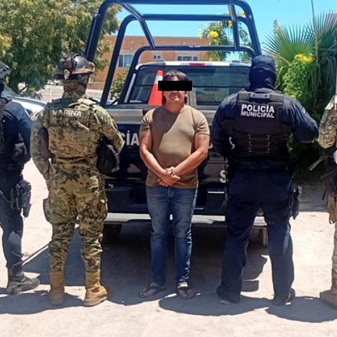 Persona detenida en Sonora en el marco del Operativo Frontera Norte
