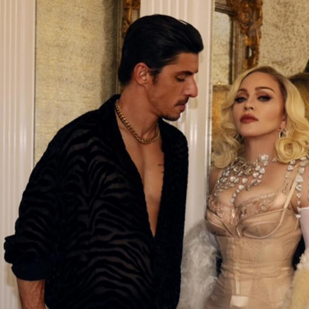 Alberto Guerra y Madonna en sesión fotográfica