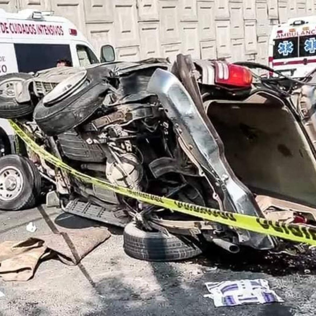 Camioneta con Albañiles Cae de Puente en Tlaxcala; Hay 9 Lesionados