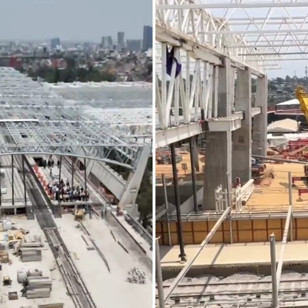 Fotos: Así Va la Construcción de la Estación Observatorio con 5 Niveles de Altura