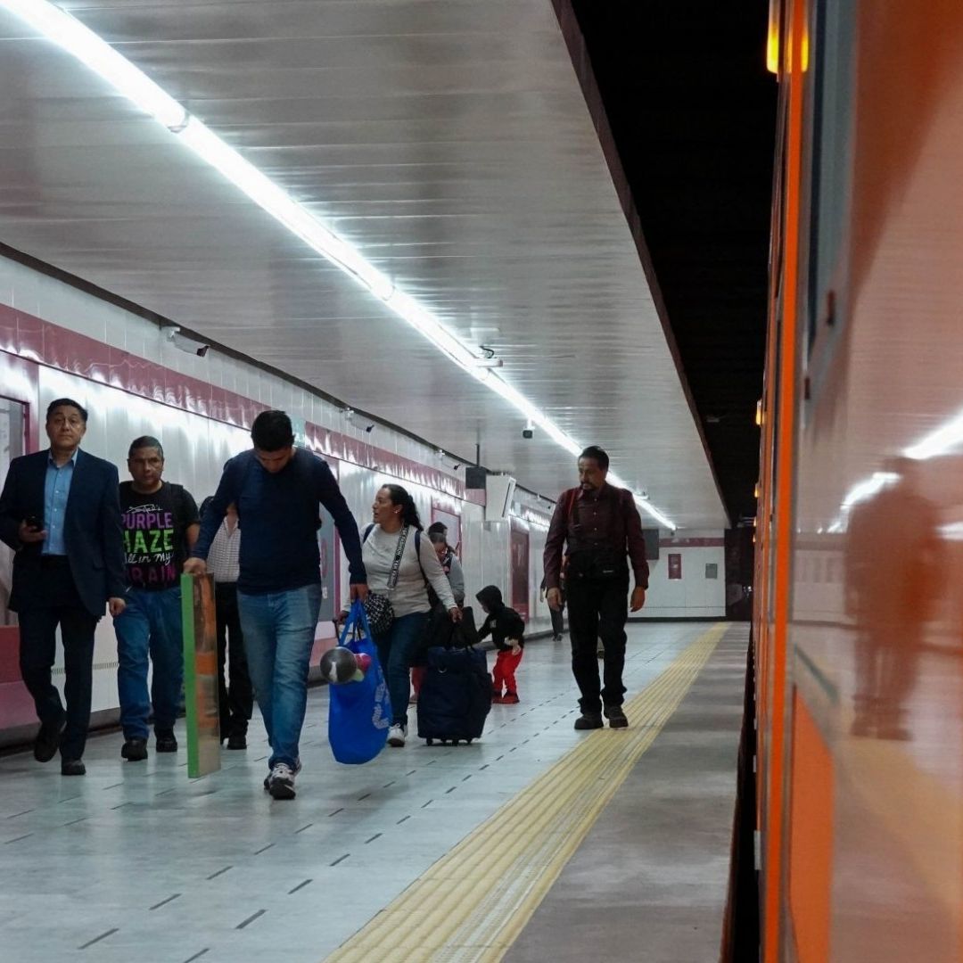 Usuarios del Metro de la CDMX