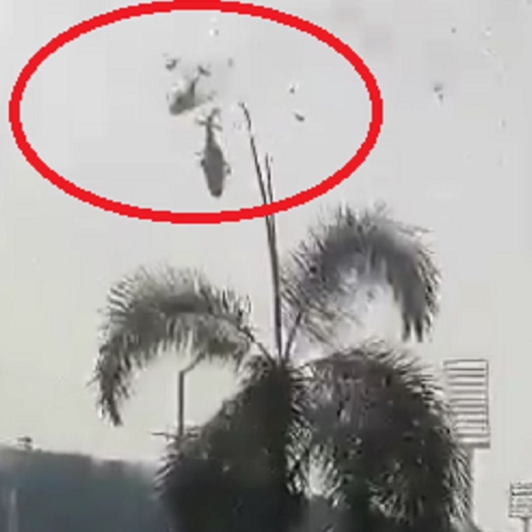 Choque de helicópteros militares