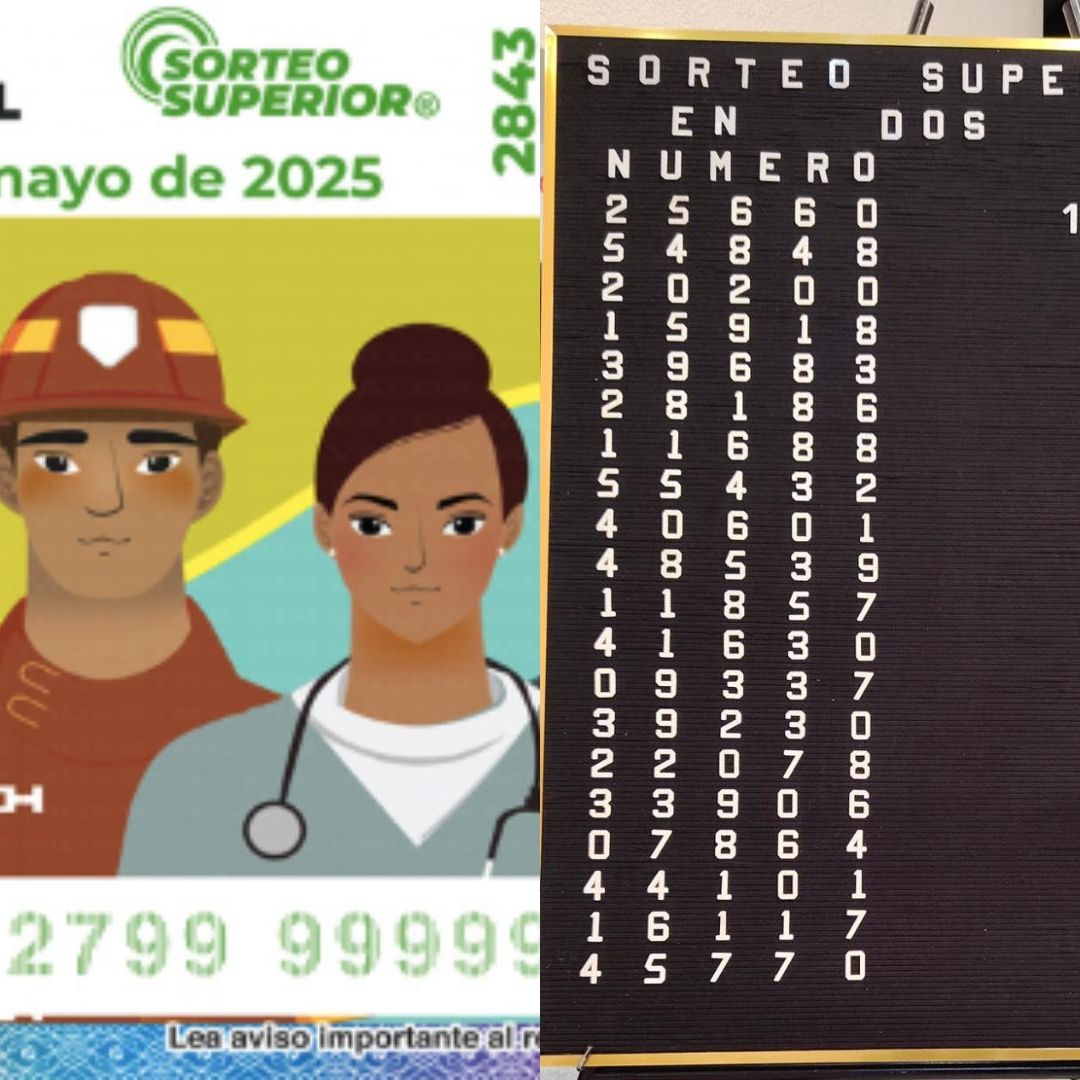 Checa los detalles de dónde cayó el premio mayor de la Lotería Nacional con su Sorteo Superior