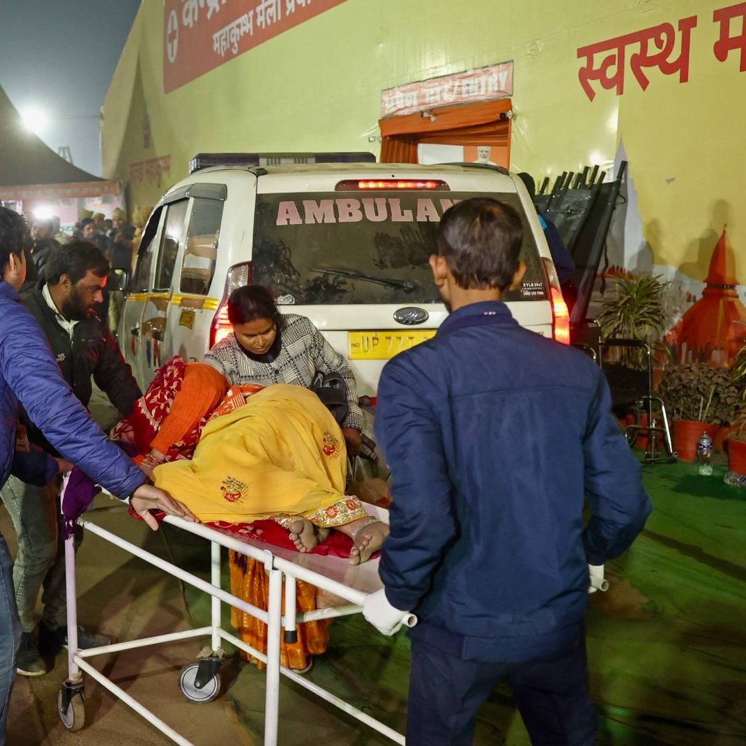 Estampida en la india