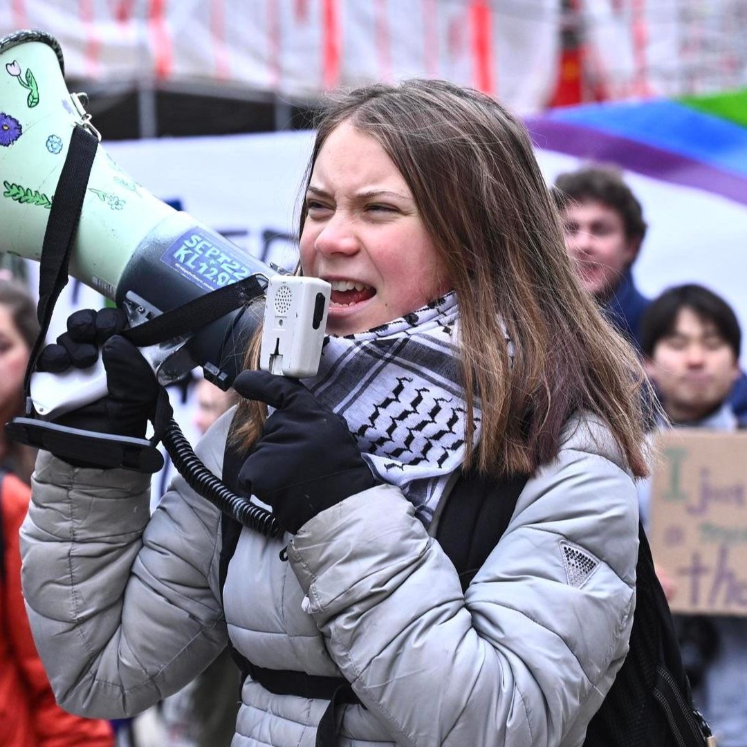 La activista ambiental Greta Thunberg