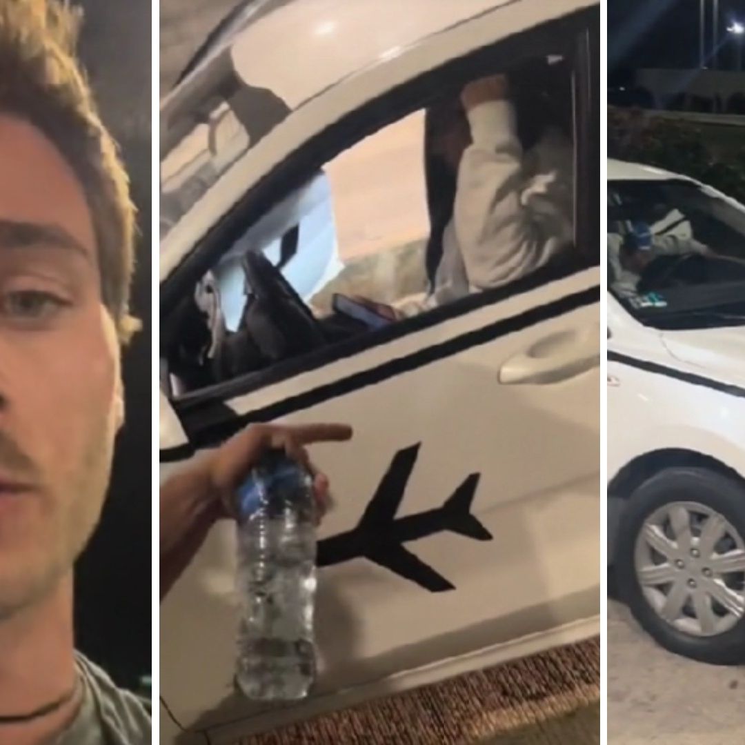 "No Regresaré a México"; Turista Canadiense Exhibe a Taxista de Cancún por Cobro Excesivo
