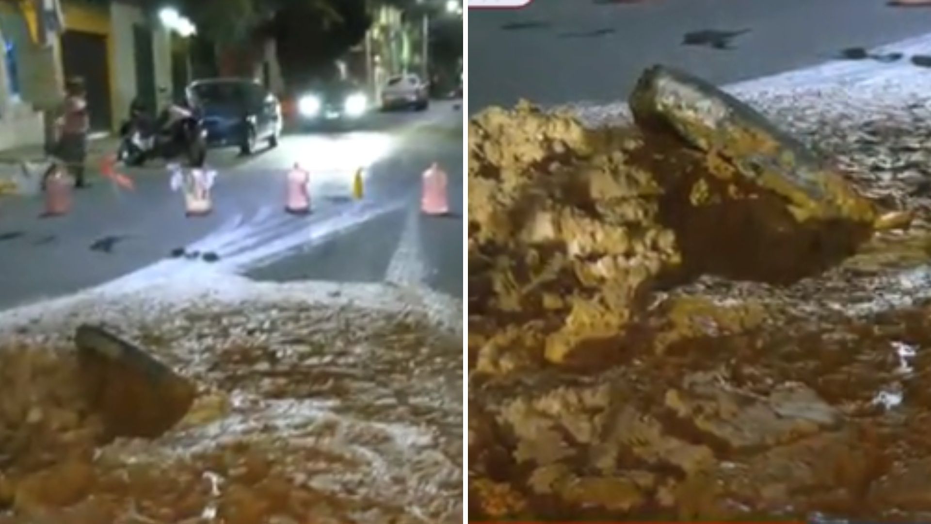 Desechos de Carne Salen por Coladeras de la Colonia Juárez Pantitlán en Nezahualcóyotl