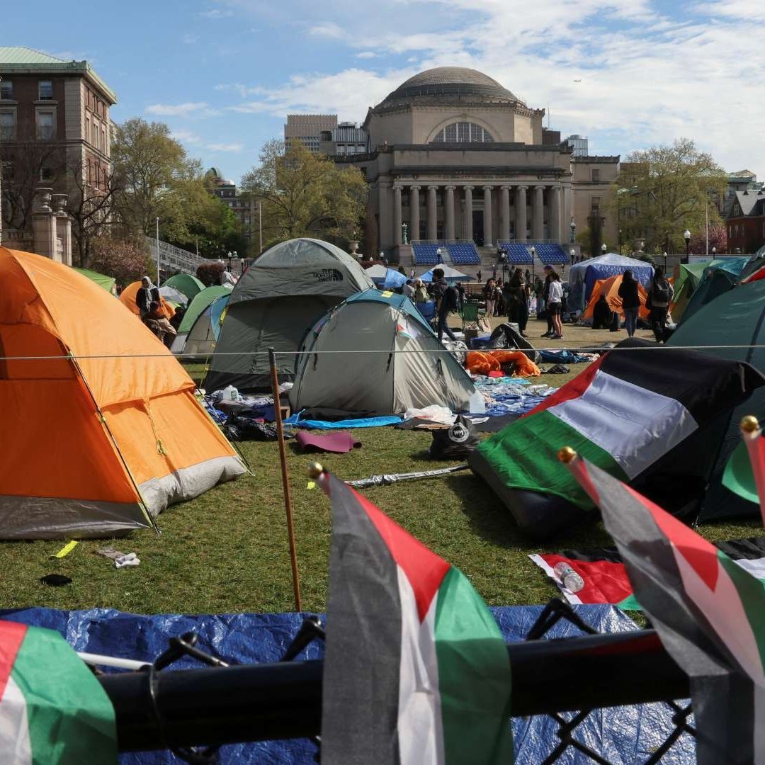 Las protestas en las universidades de Estados Unidos crecieron luego de que estudiantes fueran arrestados